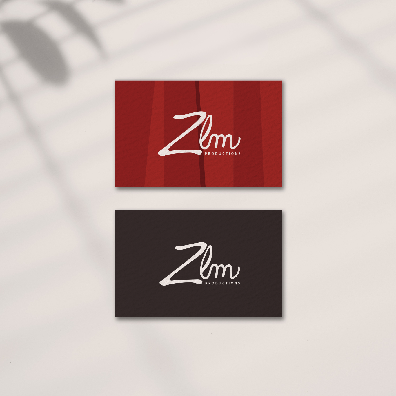 Cartes de visite pour ZLM Productions