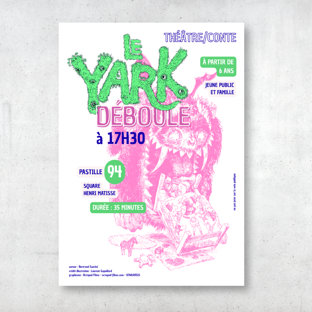 Affiche - Le Yark déboule