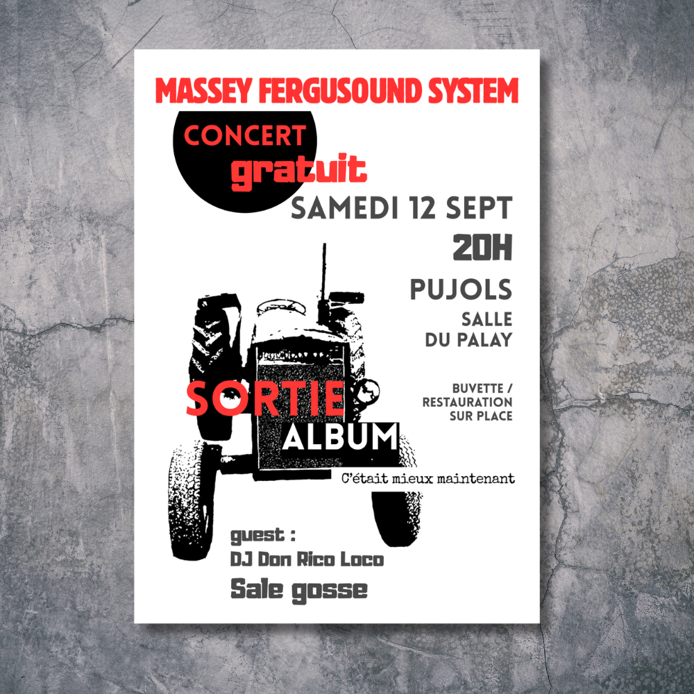 Affiche - Massey Fergusound System